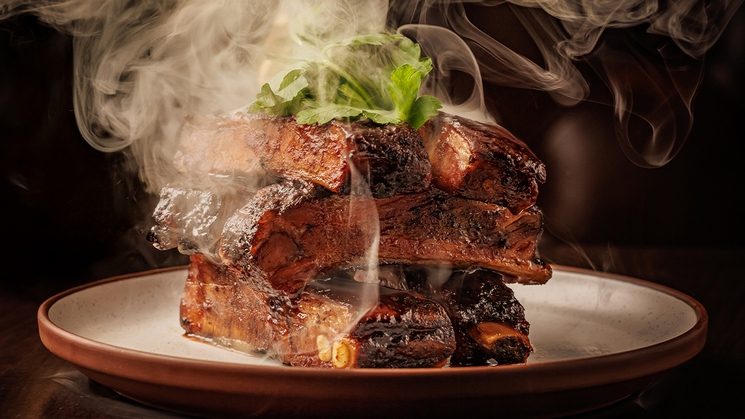 St. Louis ribs at Yardbird Southern Table & Bar at The Venetian in Las Vegas