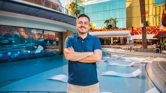 The Golden Nugget’s pool general manager’s career is going swimmingly.