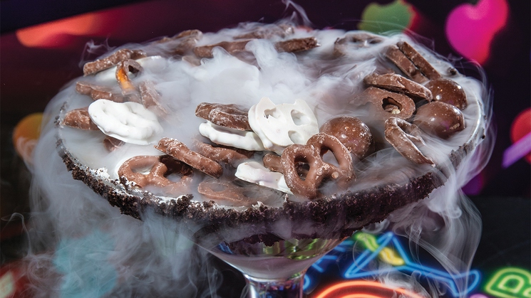 The Sinful City dessert cocktail at I Love Sugar in Las Vegas