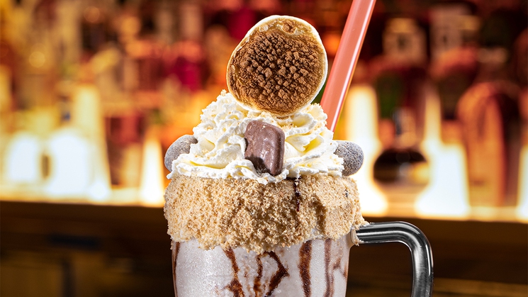 The Campfire S'mores at Holsteins Shakes & Buns in downtown Las Vegas