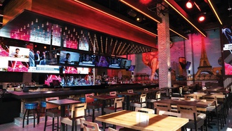 The hot spot at The Grand Bazaar Shops features cool vibes, views and cocktails.