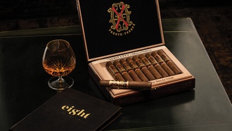 An elevated cocktail menu complements the premium cigar choices at this Resorts World Las Vegas ...