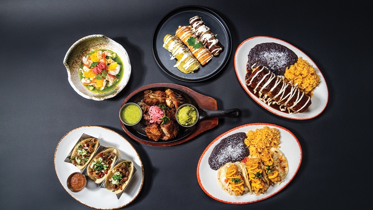Just a few of the delights available at Diablo's Cantina at Luxor in Las Vegas