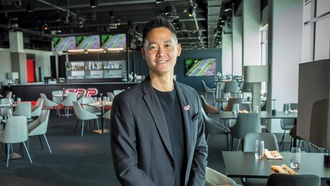 The assistant vice president of food and beverage at the Grand Prix Plaza experience continues ...