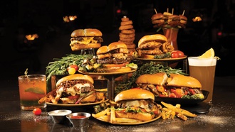 The gastropub at AREA15 has plenty of satisfying dishes and drinks.