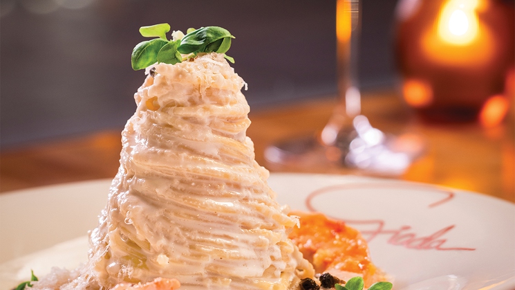 Lemon spaghetti at Giada at The Cromwell in Las Vegas