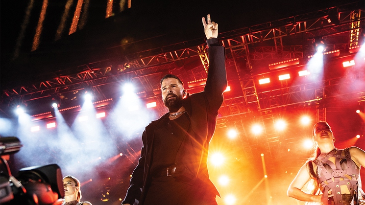 Ricky Martin performs at Caesars Palace in Las Vegas on Sept. 12-13