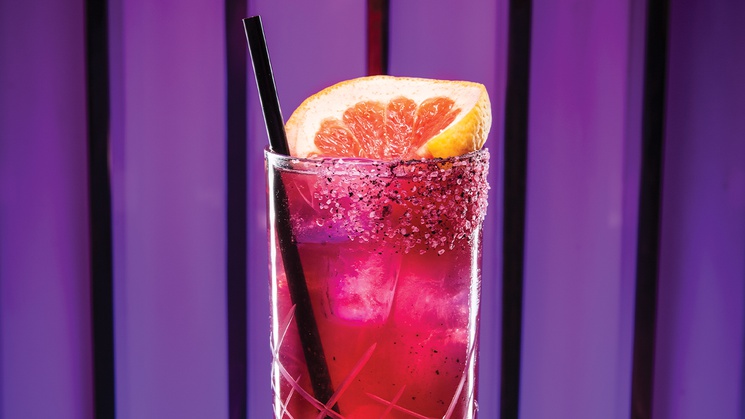 The Resorts World Las Vegas hot spot serves up cocktails, music and light bites.