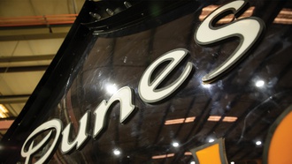 The downtown attraction unveils its latest addition—a restored Dunes Hotel & Casino sign—on Sept. 26.