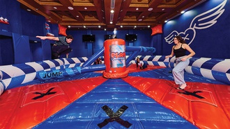 The Luxor attraction’s newest challenge is a mix of adrenaline and laughs.