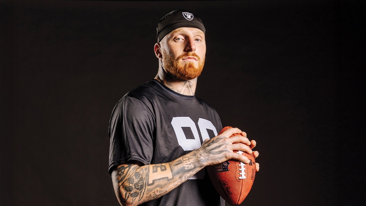 Maxx Crosby is an All-Pro edge rusher for the Las Vegas Raiders