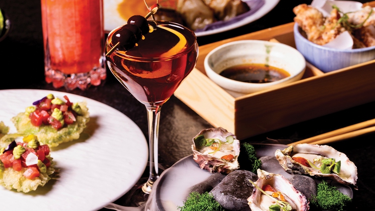 Just a few of the delights at Kusa Nori at Resorts World Las Vegas