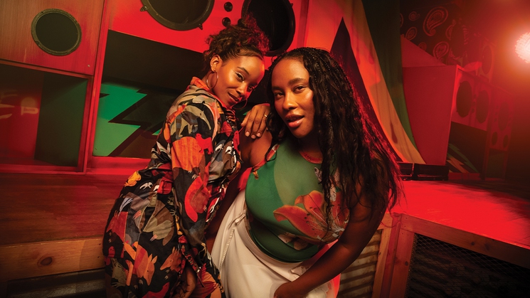 Shacia Päyne Marley, left, and Zuri Marley are DJs at 'Bob Marley Hope Road' at Mandalay Bay in Las Vegas