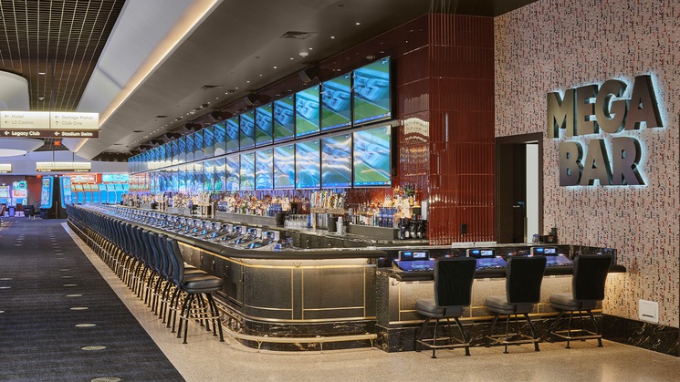 Mega Bar at Circa Resort & Casino is part of the Candy Bar Crawl in downtown Las Vegas from Oct. 30-Nov. 2