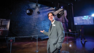 The artifact specialist brings spooky stories to life during a tour of 'Titanic: The Artifact ...