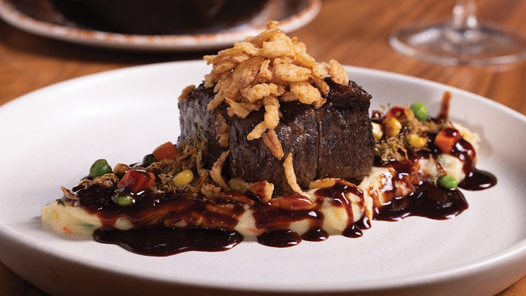 Braised short rib at Ramsay's Kitchen by Gordon Ramsay at Harrah's Las Vegas