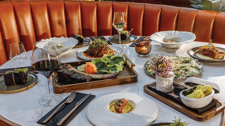 Just some of the delights available at Stubborn Seed at Resorts World Las Vegas