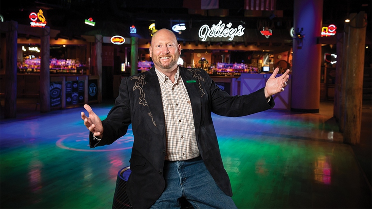 Matt West is director of operations for Gilley's at Treasure Island in Las Vegas