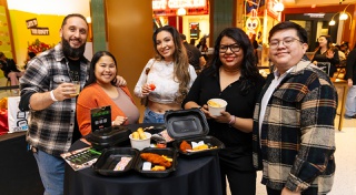 The evening included samples from the tenants of new food court Miracle Eats and refreshments from Liquid Courage.
