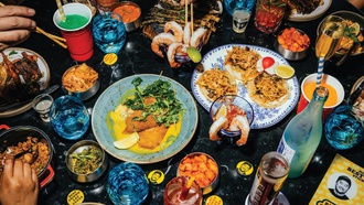 The restaurant at Park MGM serves up a delectable combination of street eats and Korean ...