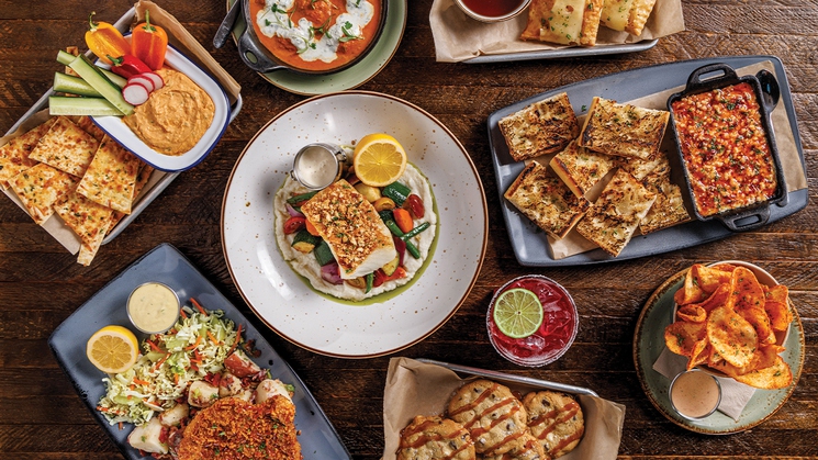 Some of the delights available at Lazy Dog Restaurant & Bar at Town Square in Las Vegas