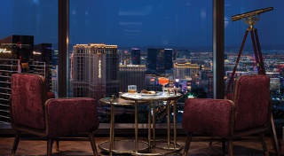 Sip and savor while ogling the stunning skyline at this upscale hot spot at Resorts World Las Vegas.