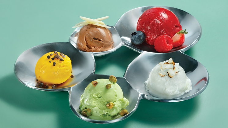 Gelato at Bellagio Patisserie in Las Vegas