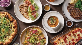 Restaurant and bar sits right across from Allegiant Stadium.