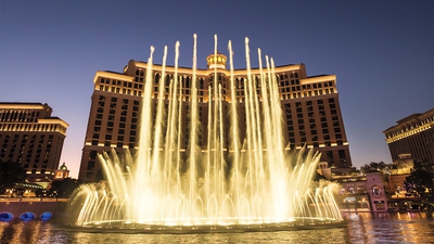 Bellagio in Las Vegas is home to the iconic fountain show, Cirque du Soleil's "O" and Le Cirque