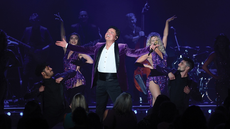 Donny Osmond performs at Harrah's Las Vegas
