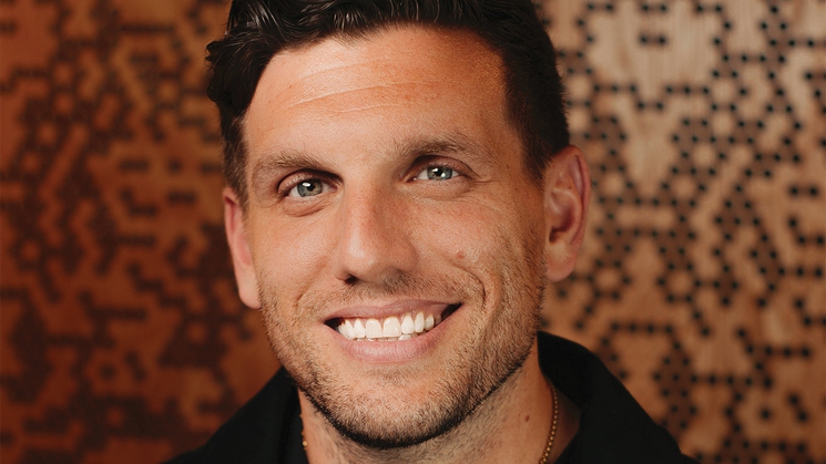 Chris Distefano performs at MGM Grand in Las Vegas on Feb. 6
