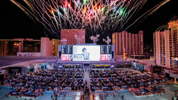 Stadium Swim at Circa Resort & Casino in downtown Las Vegas
