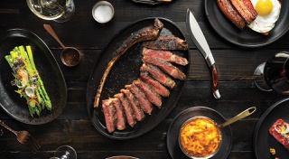 From a massive meatball to luscious ribeyes, you'll find so much to savor at this Flamingo restaurant.