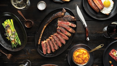 Bugsy & Meyer’s Steakhouse captures old-school glam and modern flavors in Vegas
