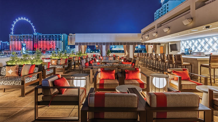 The Deck Rooftop Bar at Ellis Island Hotel & Casino in Las Vegas