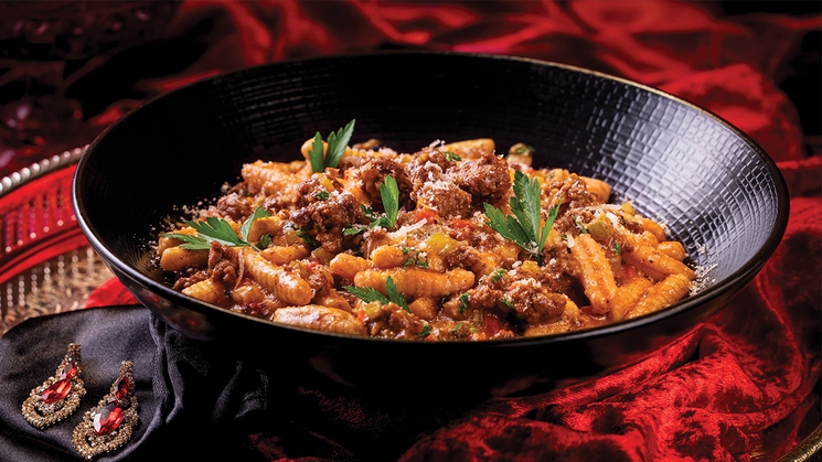 Cavatelli Bolognese at Stanton Social Italian at Caesars Palace in Las Vegas