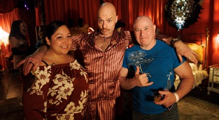 The night at the AREA15 attraction included complimentary cocktails and unexpected moments around every corner.