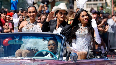 Bruno Mars gets a parade, plus a Vegas street and special day named after him