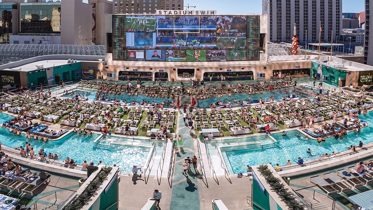 Stadium Swim at Circa Resort & Casino in downtown Las Vegas