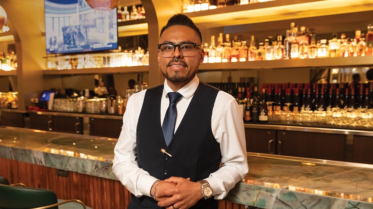 J.R. Gutierrez is lead bartender at Sugarcane at The Venetian Resort in Las Vegas