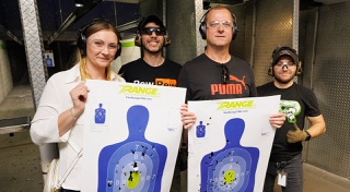 The event included food from Paymon’s Restaurant and a raffle.