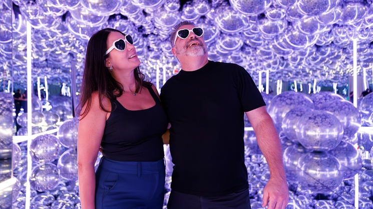 ELITE members immersed themselves at Infinity Museum at Boulevard Mall in Las Vegas
