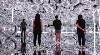 The Boulevard Mall attraction offers plenty of time for reflection—literally!