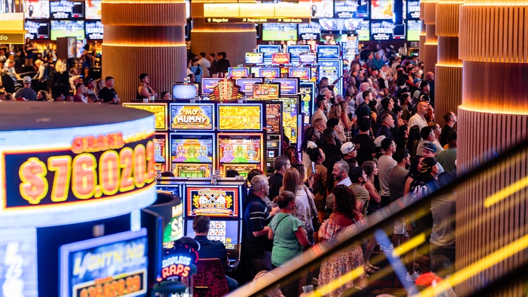 Circa Resort & Casino in downtown Las Vegas hosts Slotapalooza, the world's largest slot party, on July 18