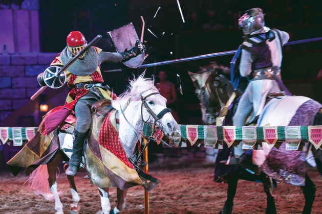 Take the family to 'Tournament of Kings' at Excalibur in Las Vegas