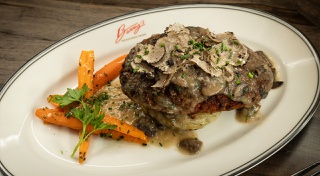 Check out the video of our staff trying the vegan meatloaf at Barry’s Downtown Prime.