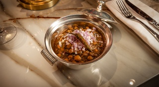 Check out the video of our staff trying the chickpea masala at Gymkhana.