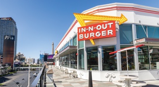 The flagship location at BLVD Las Vegas has more than 200 seats and great views of the Strip.