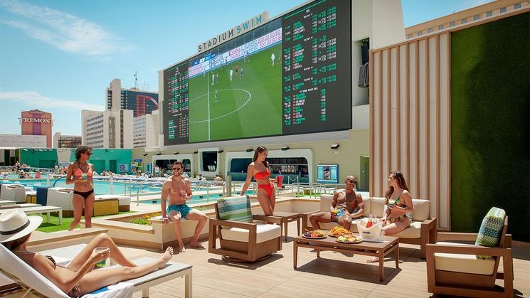 Stadium Swim at Circa Resort & Casino in downtown Las Vegas