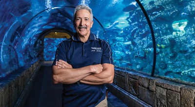 Life is going swimmingly for Shark Reef Aquarium’s general curator.